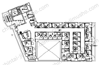 サカイビル/ハローオフィス田町5Fの間取図