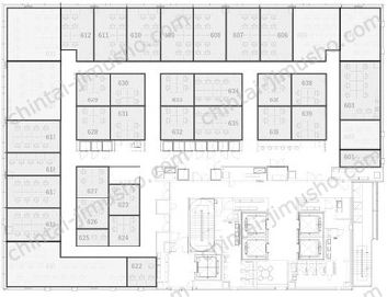 ネクストサイト渋谷ビル／CROSSCOOP渋谷ネクストサイト6Fの間取図
