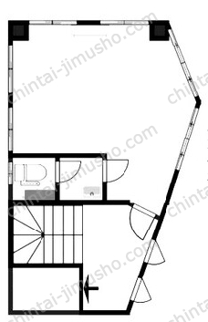 新宿久川ビル2Fの間取図