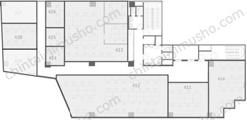 Landwork青山ビル/CROSSCOOP青山4Fの間取図