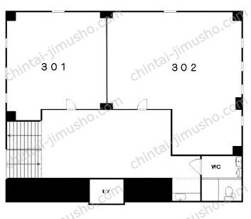 アートビル3Fの間取図
