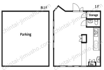 DC柏町ビル一括貸の間取図