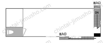 コート幸B1Fの間取図