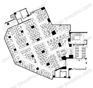 ストーク新宿／ハローオフィス西新宿1Fの間取図