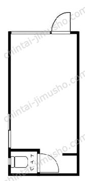 (仮称)栄町5丁目貸店舗1Fの間取図