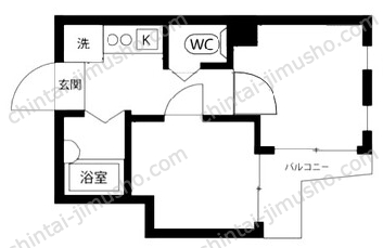 新宿タウンプラザ4Fの間取図