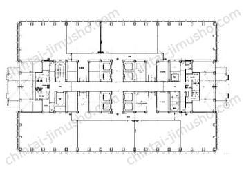 新宿野村ビル26Fの間取図