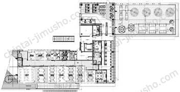 霞が関コモンゲート　アネックス棟／エキスパートオフィス霞が関2階の間取図