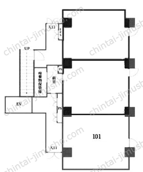 ELMINA錦糸町1階の間取図