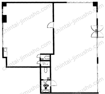 メゾン栄1階の間取図