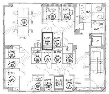 リブポート浜松町4Fの間取図