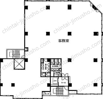 コスモス御苑ビル／カテリーナネオハイツの間取図