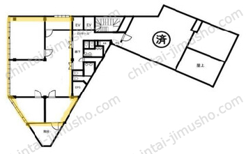 常盤ビル8階の間取図