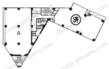 常盤ビル3階の間取図