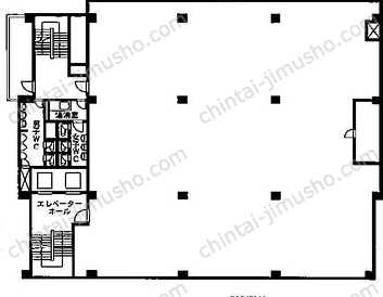 ヤブ原ビル6Fの間取図