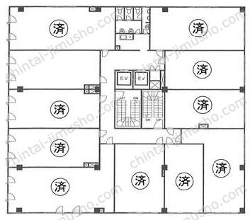大久保フジビルの間取図