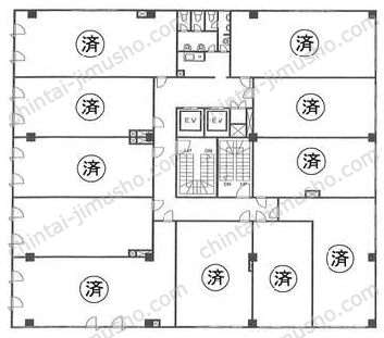 大久保フジビルの間取図