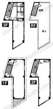 住建日吉駅前ビル一棟の間取図