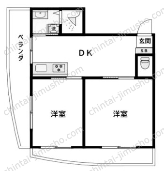 コズミックビル田村の間取図
