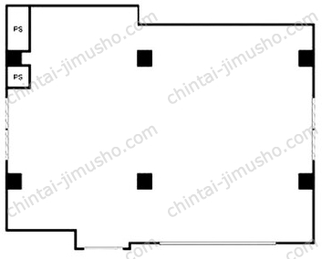 ハイムヤマキ1階の間取図