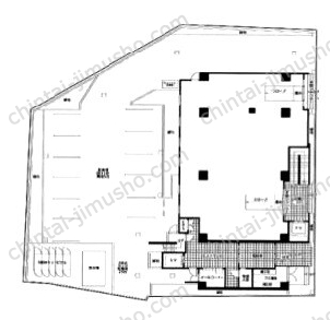 BELAIR川口元郷1階の間取図