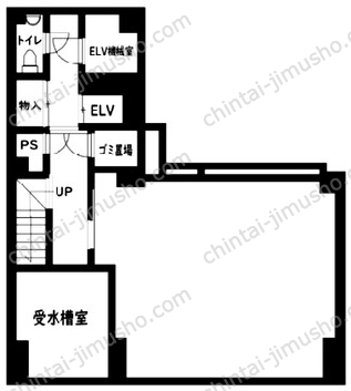 相良ビルB1階の間取図