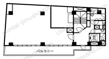 合同ビルの間取図