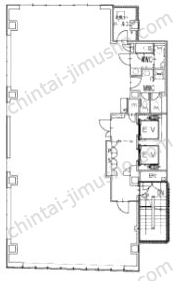 （仮称）新宿区四谷一丁目計画の間取図