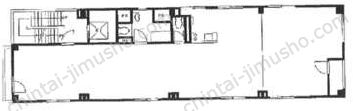 Floor and Walls Hacchobori／フロアーアンドウォールズ八丁堀ビルの間取図