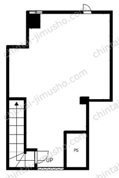 大森北1丁目店舗1階の間取図