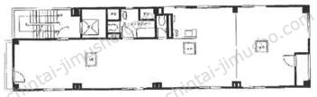 Floor and Walls Hacchobori／フロアーアンドウォールズ八丁堀ビルの間取図