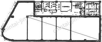 川越駅前ビルの間取図