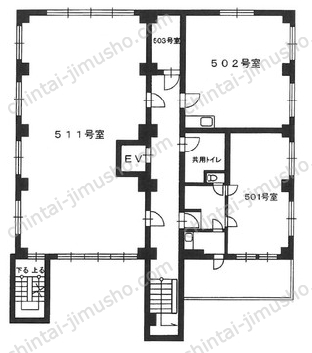 日産ビルの間取図