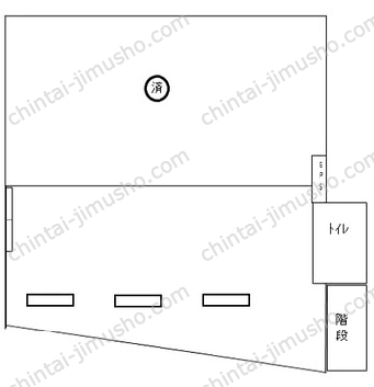 エクセルシティ小机1階の間取図
