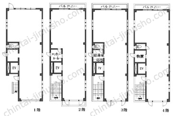 亀沢4丁目ビル一棟の間取図