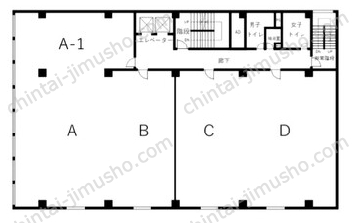 一般財団法人神奈川県中小企業共済会館の間取図
