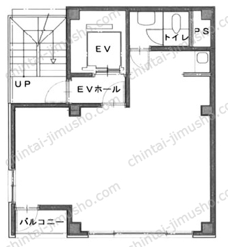 椿ビルの間取図