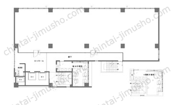 文芸社新宿御苑ビル／サンサーラ第五御苑ビルの間取図