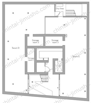 THE GRANDUO GAKUGEIDAIGAKUB1階の間取図