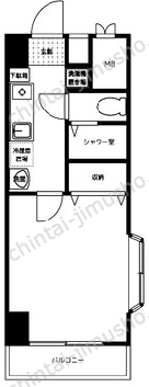 ラフィネ麻布十番の間取図