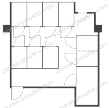 VORT AOYAMA／渋谷表参道ライズオフィス2nd／渋谷表参道ライズオフィス1st3階の間取図