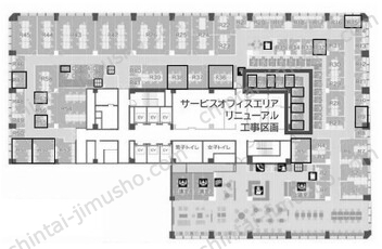岸本ビルヂング／ビジネスエアポート丸の内の間取図