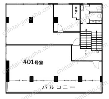 銀座新星ビルの間取図