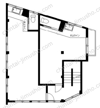 杉ビル2階の間取図