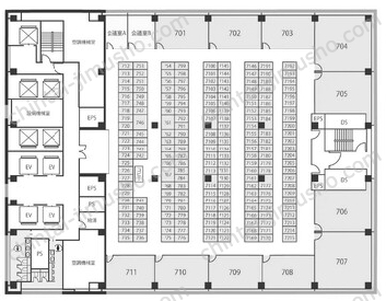 天王洲ファーストタワー／天翔オフィス 天王洲ファーストタワーの間取図