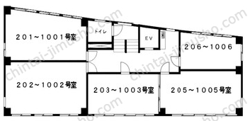 ユニオン小石川第1ビル7Fの間取図