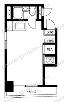国土池袋ビルの間取図