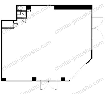 テンジンビル壱番館1階の間取図