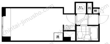 パシフィック乃木坂の間取図