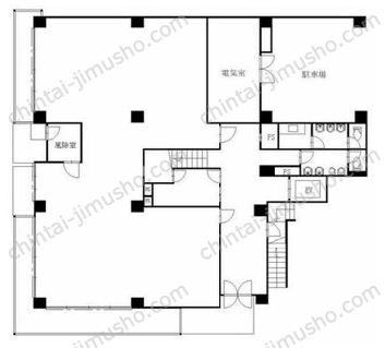 ヴェラハイツ日本橋1階の間取図